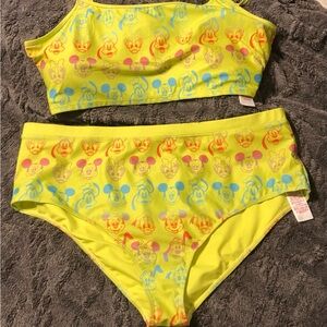 Disney Bright Yellow Swimwear